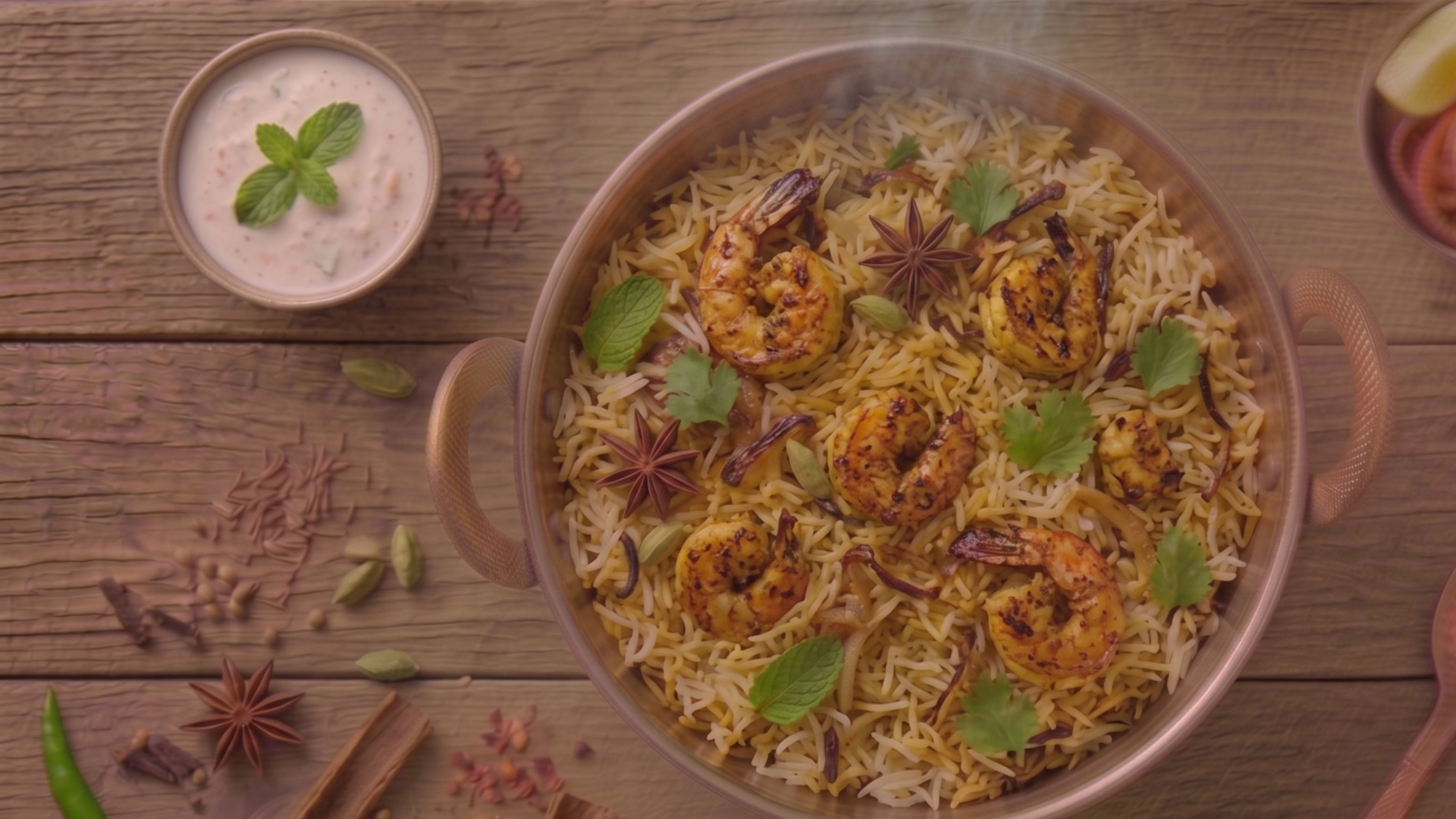 Jhinga Biryani